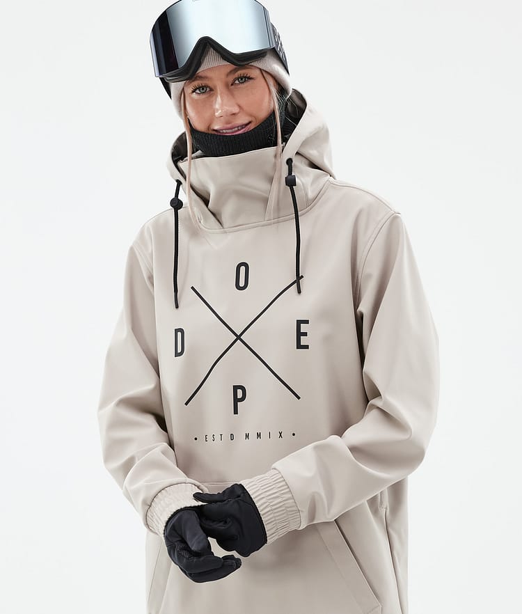 Dope Yeti W Snowboard Jacket Women 2X-Up Sand Renewed, Image 2 of 8