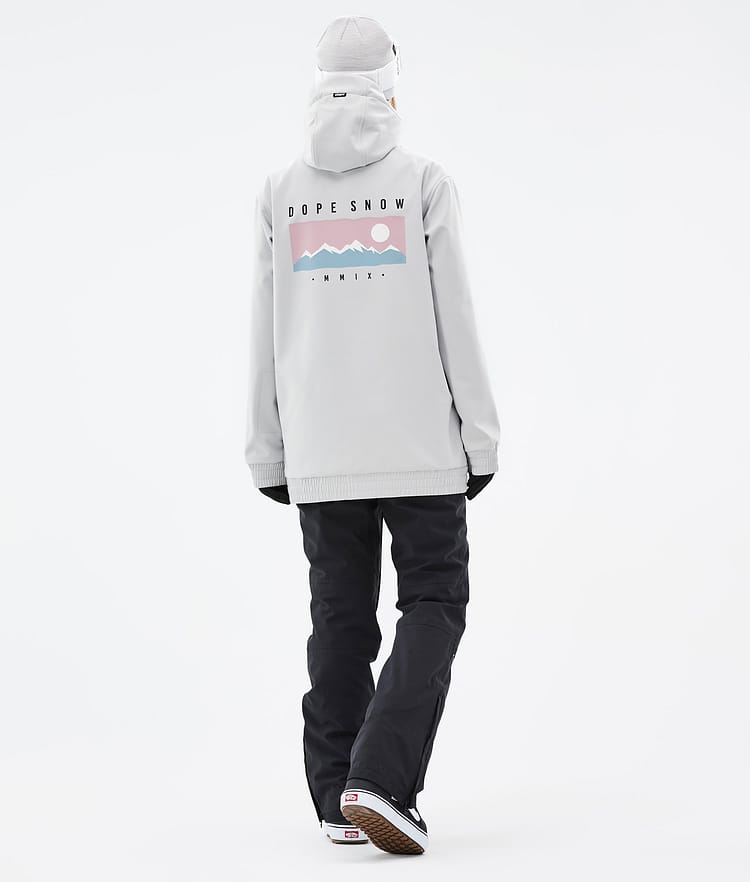 Dope Yeti W 22 Giacca Snowboard Donna Range Light Grey, Image 4 of 8