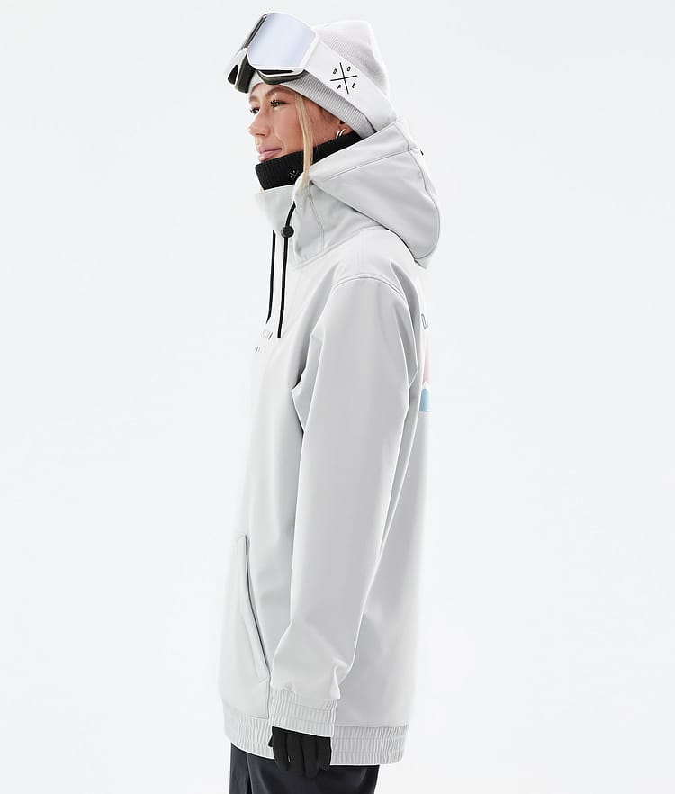 Dope Yeti W 22 Ski Jacket Women Range Light Grey, Image 7 of 8