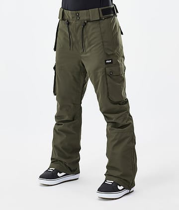 Dope Iconic W Snowboard Pants Olive Green Renewed