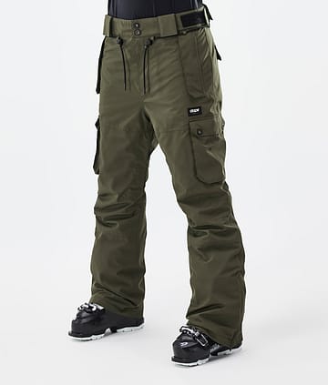 Dope Iconic W Ski Pants Olive Green