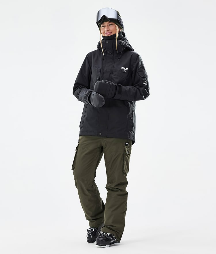 Dope Iconic W Ski Pants Women Olive Green, Image 2 of 7
