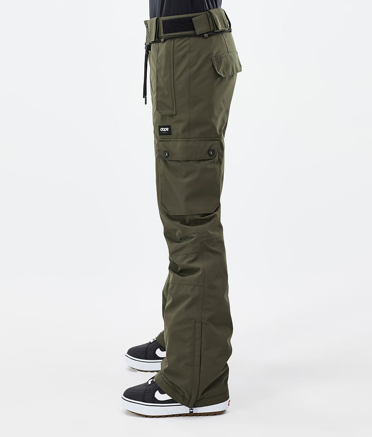 Dope Iconic W Snowboard Pants Women Olive Green Renewed, Image 3 of 7