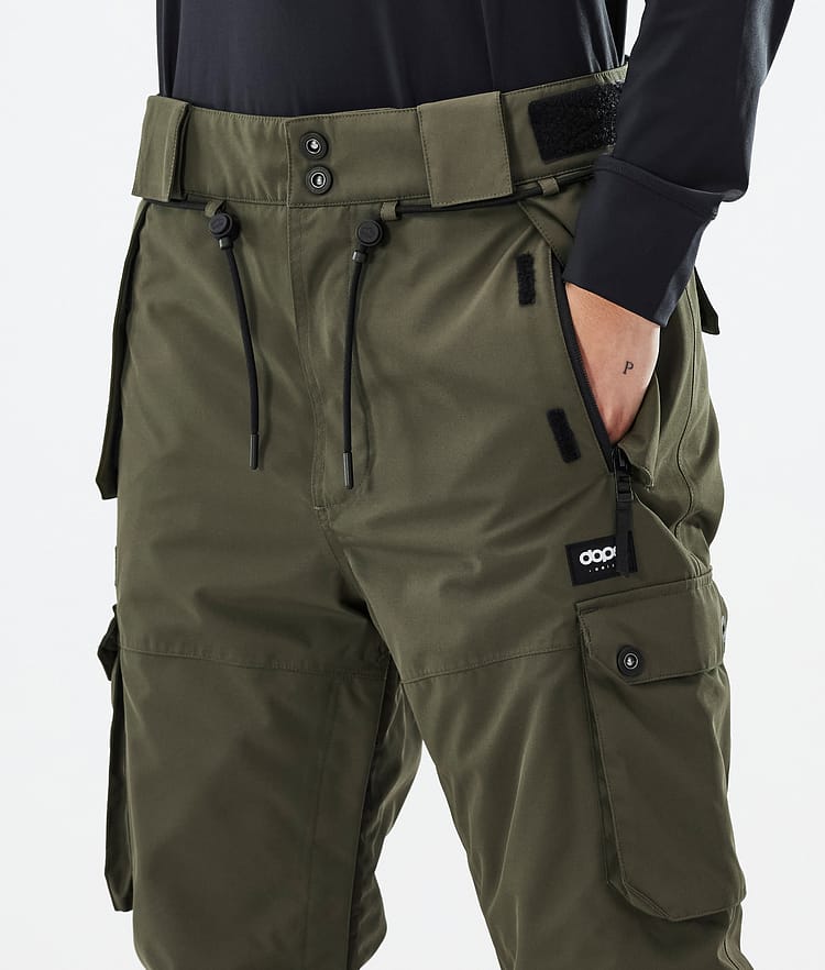 Dope Iconic W Ski Pants Women Olive Green, Image 5 of 7