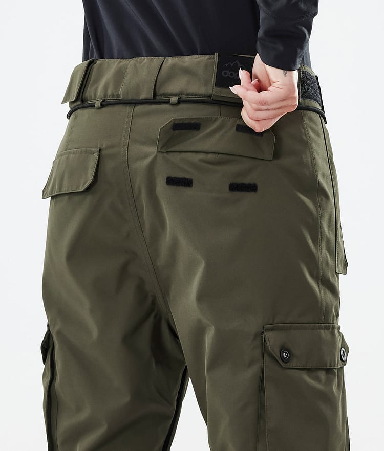 Dope Iconic W Snowboard Pants Women Olive Green Renewed, Image 7 of 7