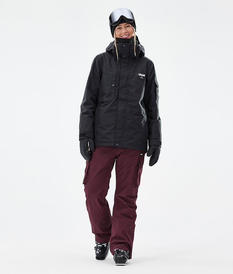 Dope Iconic W Pantaloni Sci Donna Don Burgundy, Image 2 of 7