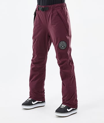 Dope Blizzard W 22 Snowboard Pants Burgundy Renewed