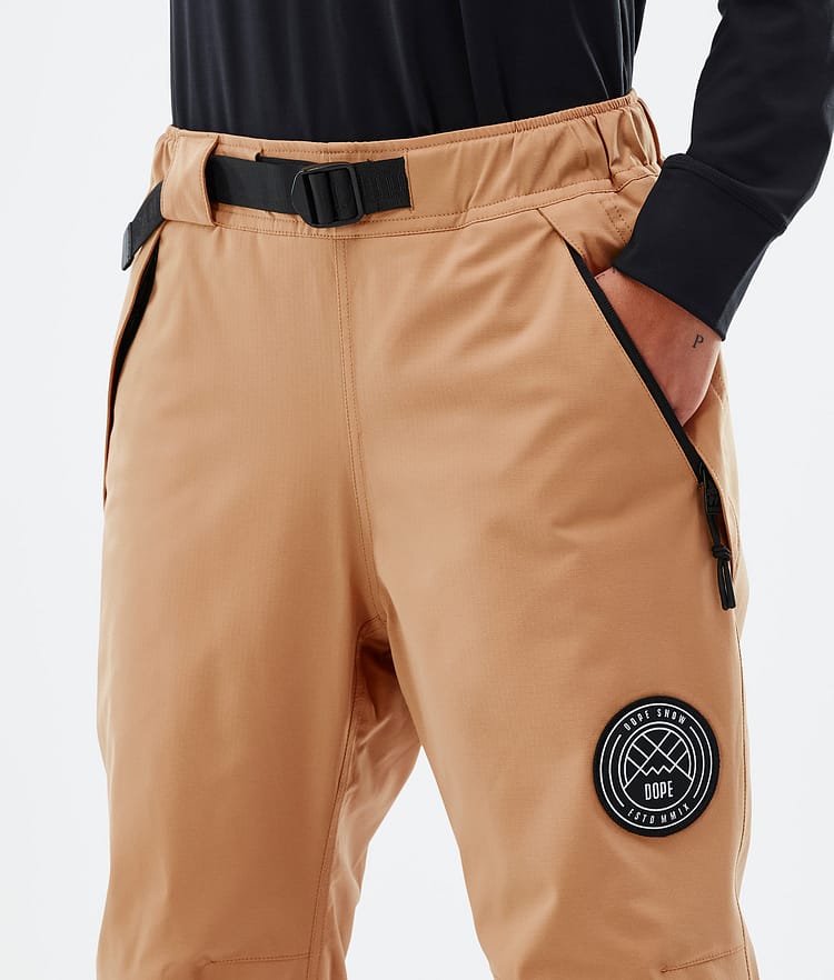 Dope Blizzard W 22 Snowboard Pants Women Khaki Yellow Renewed, Image 4 of 4