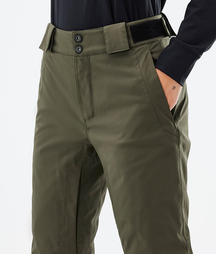 Dope Con W 22 Snowboard Pants Women Olive Green Renewed, Image 4 of 5