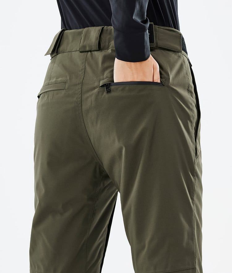 Dope Con W 22 Snowboard Pants Women Olive Green Renewed, Image 5 of 5