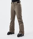Dope Con W 22 Ski Pants Women Walnut