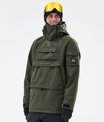 Dope Akin Ski Jacket Olive Green