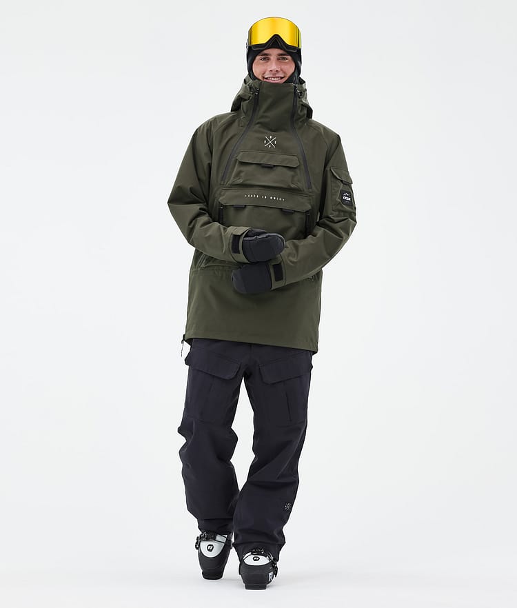 Dope Akin Giacca Sci Uomo Olive Green, Image 2 of 9