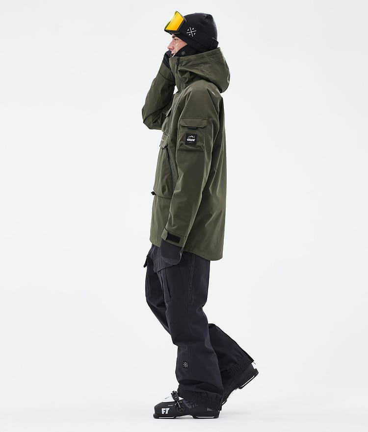 Dope Akin Giacca Sci Uomo Olive Green, Image 3 of 9