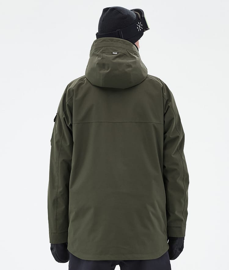 Dope Akin Giacca Sci Uomo Olive Green, Image 6 of 9