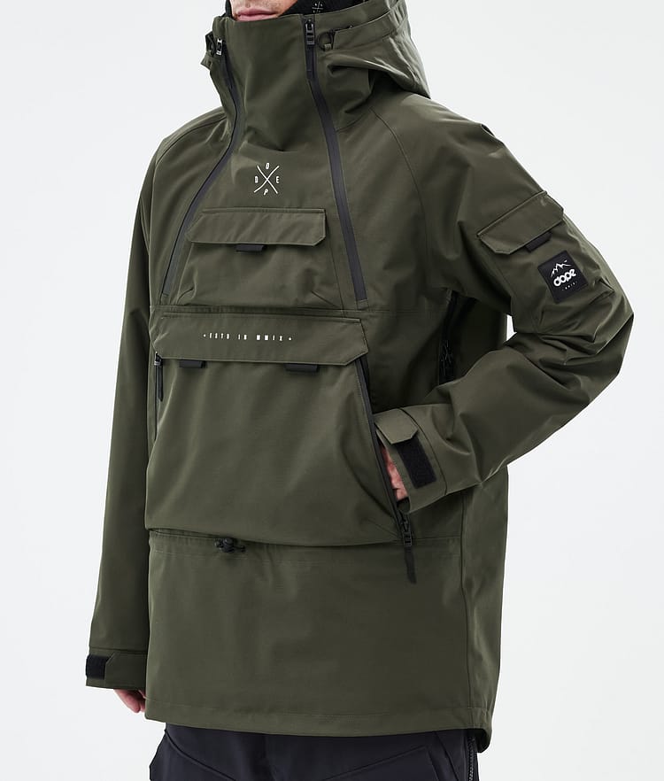 Dope Akin Giacca Sci Uomo Olive Green, Image 7 of 9