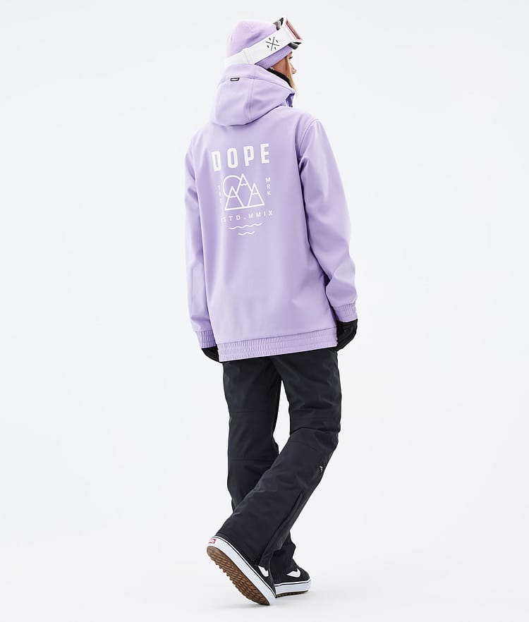 Dope Yeti W 22 Snowboardjacka Dam Summit Faded Violet, Image 4 of 8