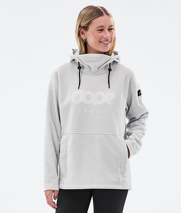 Dope Cozy II W Fleece Hoodie Light Grey Renewed