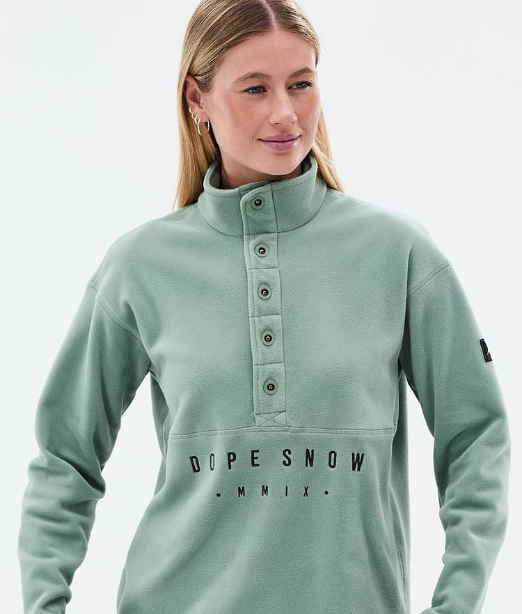 Dope Comfy W Fleece Sweater Women Faded Green, Image 2 of 6