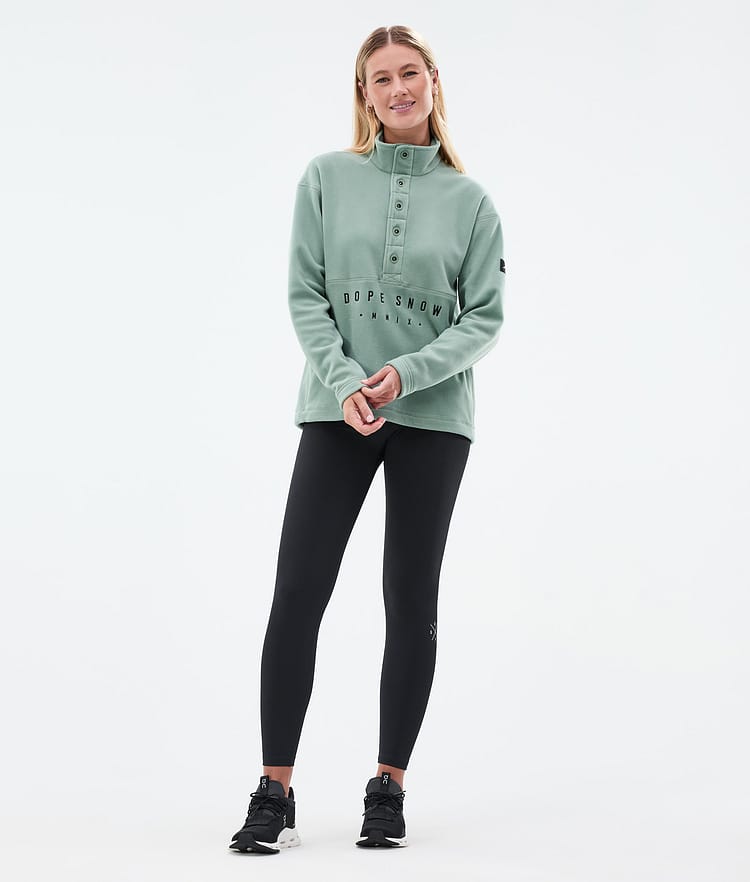 Dope Comfy W Fleece Sweater Women Faded Green, Image 3 of 6