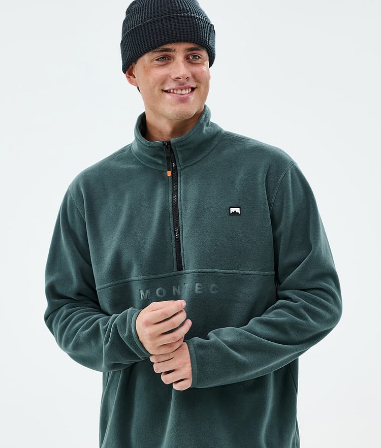 Montec Echo Fleece Sweater Men Dark Atlantic, Image 2 of 5