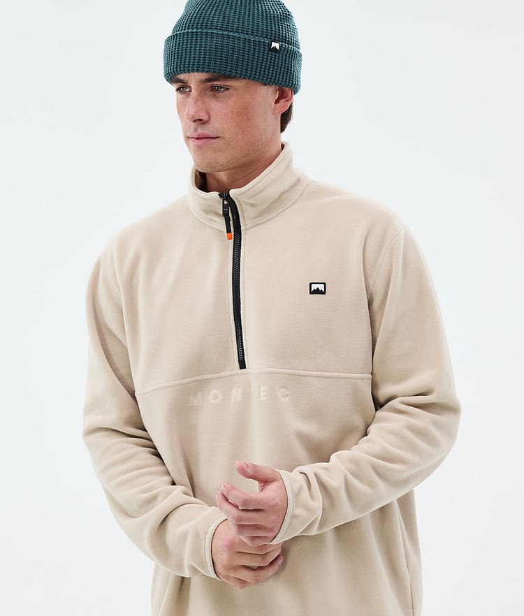 Montec Echo Fleece Sweater Men Sand, Image 2 of 5
