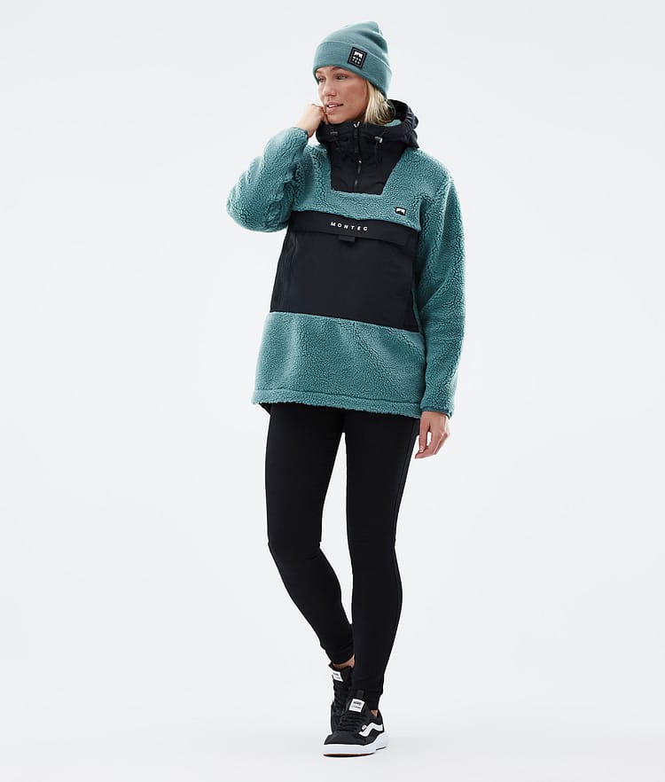 Montec Lima W 22 Fleece Hoodie Women Atlantic/Black, Image 3 of 10