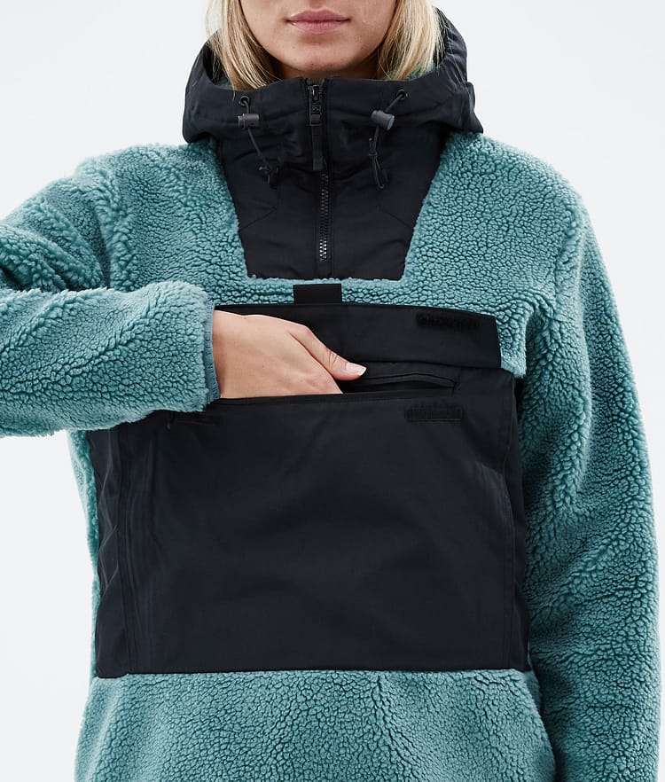 Montec Lima W 22 Fleece Hoodie Women Atlantic/Black, Image 8 of 10
