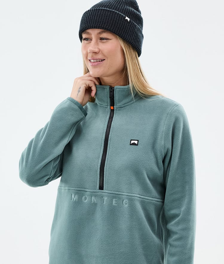 Echo W Fleece Sweater Women Atlantic, Image 2 of 5