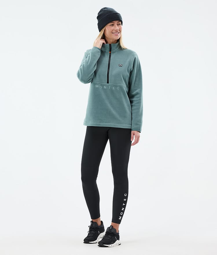 Echo W Fleece Sweater Women Atlantic, Image 3 of 5