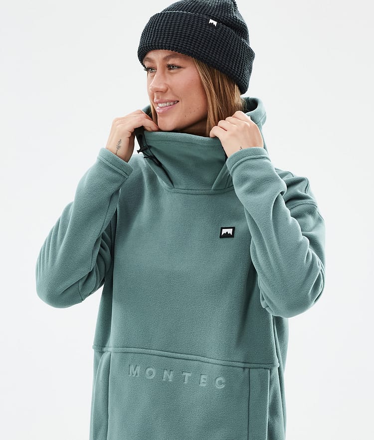 Montec Delta W Fleece Hoodie Women Atlantic, Image 2 of 7