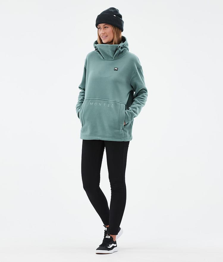 Montec Delta W Fleece Hoodie Women Atlantic, Image 3 of 7