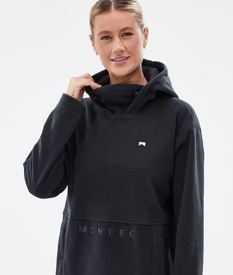 Montec Delta W Fleece Hoodie Women Black Renewed, Image 2 of 7