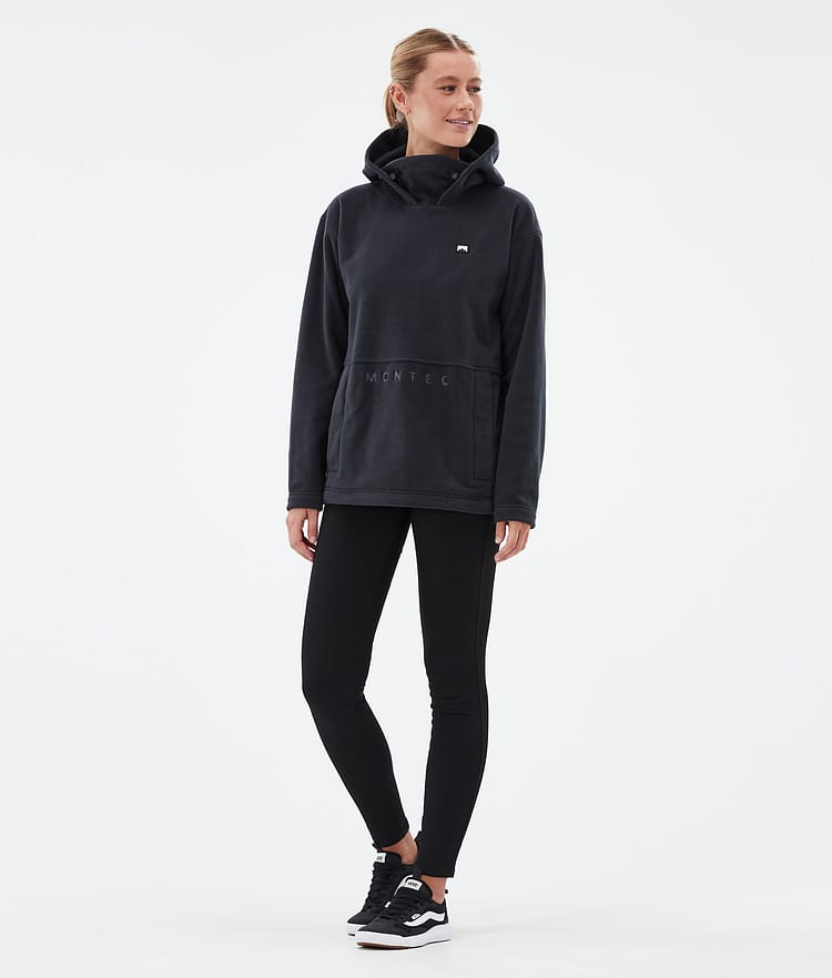 Montec Delta W Fleece Hoodie Women Black Renewed, Image 3 of 7