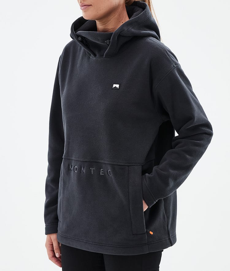 Montec Delta W Fleece Hoodie Women Black Renewed, Image 7 of 7