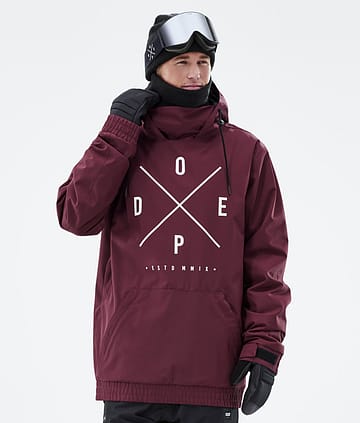 Dope Migoo Snowboard Jacket Burgundy