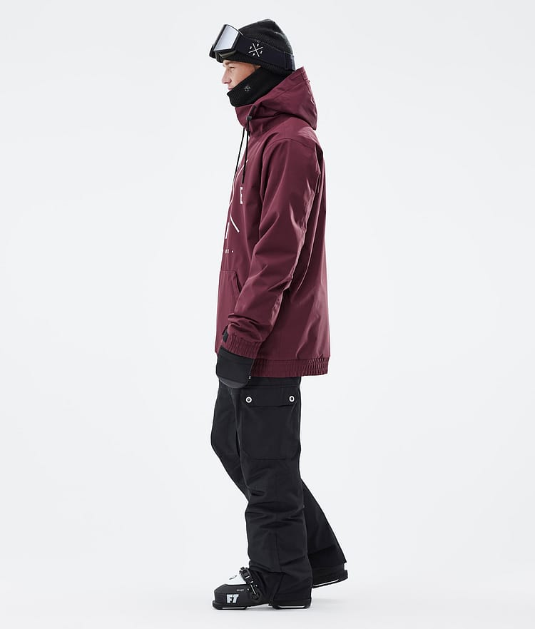Dope Migoo Kurtka Narciarska Mężczyźni 2X-Up Burgundy, Image 4 of 8