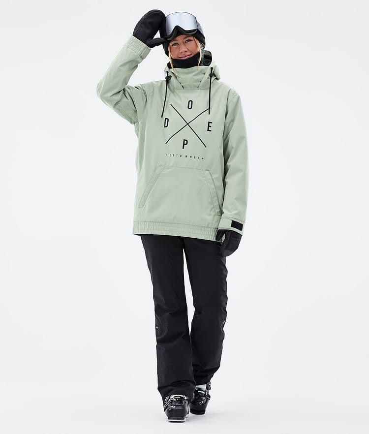 Dope Migoo W Chaqueta Esquí Mujer 2X-Up Soft Green, Image 3 of 8
