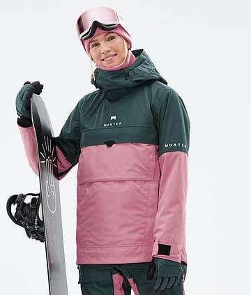 Dune W Snowboard Jacket Dark Atlantic/Pink