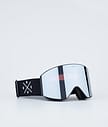 Dope Sight 2023 Gafas de esquí Hombre Black W/Black Silver Mirror