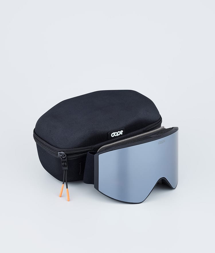 Dope Sight 2023 Gafas de esquí Black W/Black Silver Mirror, Image 4 of 6