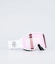 Dope Sight 2023 Ski Goggles Men White W/White Pink Mirror