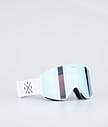 Dope Sight 2023 Ski Goggles Men White W/White Blue Mirror