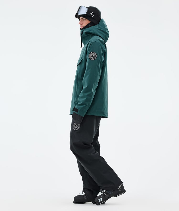 Dope Blizzard Ski Jacket Men Bottle Green, Image 2 of 7