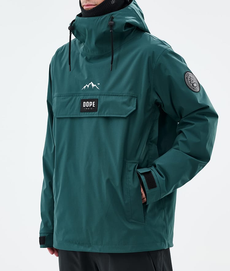 Dope Blizzard Ski Jacket Men Bottle Green, Image 6 of 7