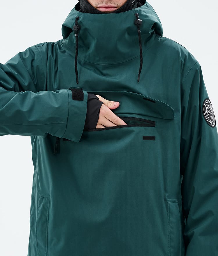 Dope Blizzard Ski Jacket Men Bottle Green, Image 7 of 7