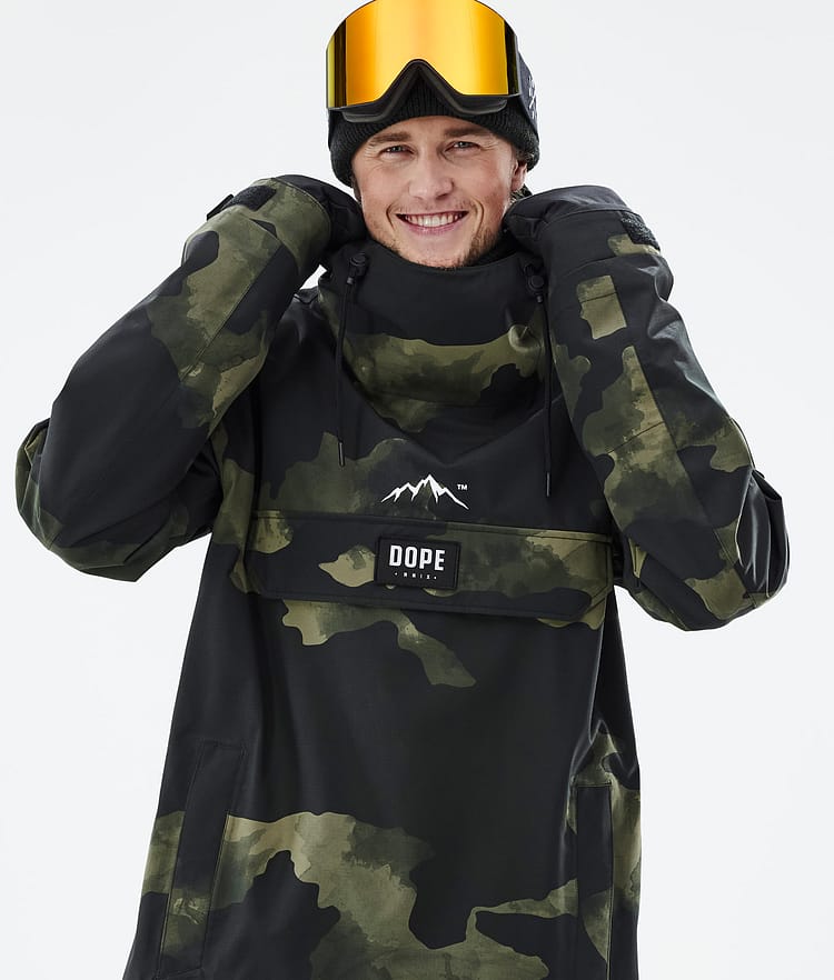 Dope Blizzard 2022 Bunda na Snowboard Pánské Green Camo, Image 2 of 9