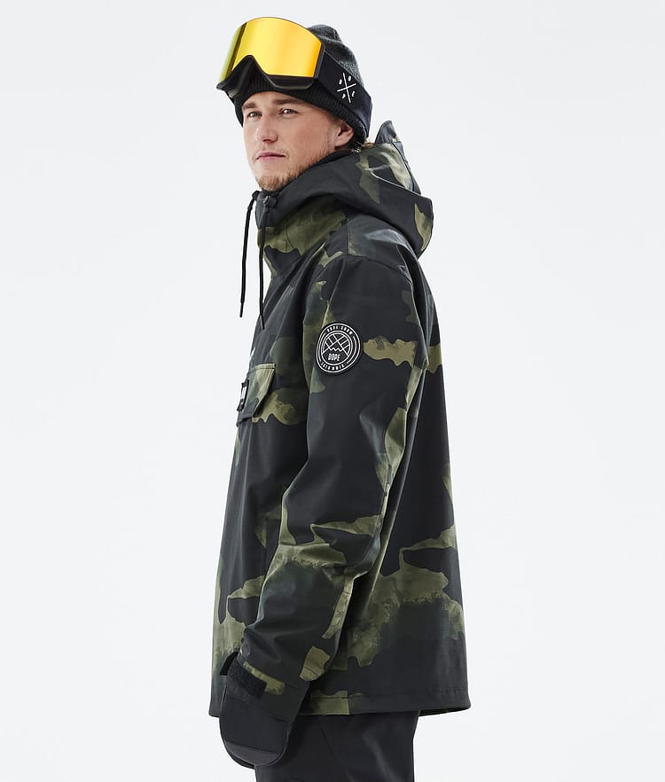 Dope Blizzard 2022 Bunda na Snowboard Pánské Green Camo, Image 6 of 9