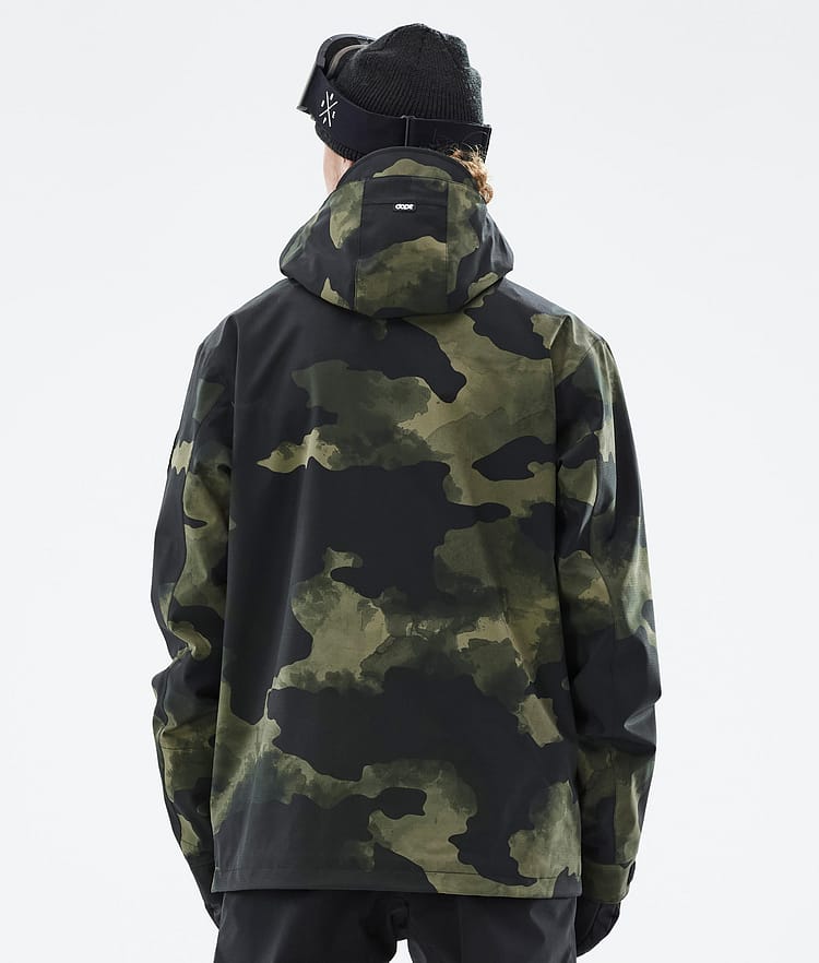 Dope Blizzard 2022 Bunda na Snowboard Pánské Green Camo, Image 7 of 9