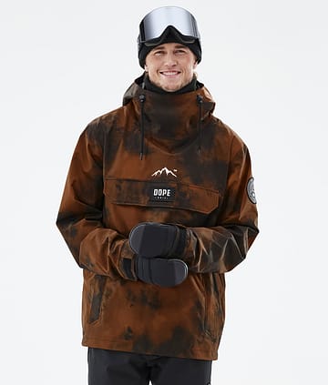 Dope Blizzard 22 Snowboard Jacket Smudge Orange Renewed